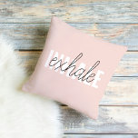 Citation moderne Pastel Pink Inhale Exhale<br><div class="desc">Citation moderne Pastel Pink Inhale Exhale</div>