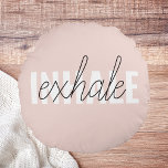 Citation moderne Pastel Pink Inhale Exhale<br><div class="desc">Citation moderne Pastel Pink Inhale Exhale</div>