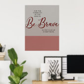 Citation Motivante – Impression Murale Minimaliste (Bureau à domicile)