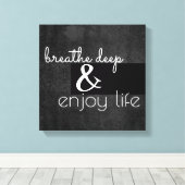 citation motivante toile enveloppée (Insitu (Plancher de Bois))