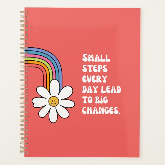 Citation Motivation Minutieuse Planificateur Perso (Devant)