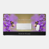 Citation motivationnelle avec de belles fleurs de  (Clavier et souris)