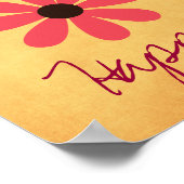 Citation Motivationnelle Choisissez Happy Poster (Coin)