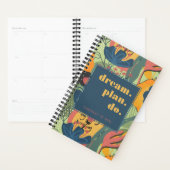 Citation Motivationnelle Colorée Florale Abstraite (Devant avec enveloppe)