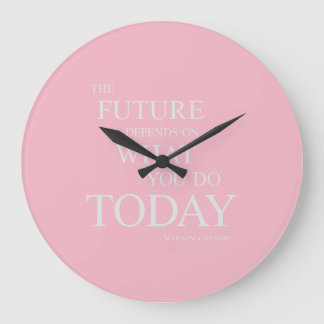 Citation Motivationnelle Futur Horloge Rose