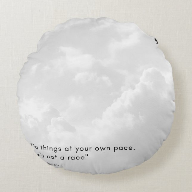 Citation Motivationnelle inspirée du cloud Coussin (Devant)