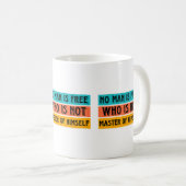 Citation motivationnelle Mug (Devant droit)