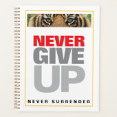 Citation Motivationnelle N'abandonne jamais abando (Devant)