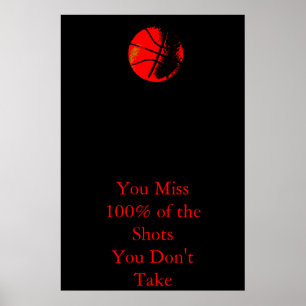 Citation motivationnelle Poster de basket-ball noi
