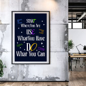 Citation Motivationnelle - Poster Inspiration Mini