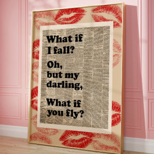 Citation Motivationnelle Romantique Art Mural de J