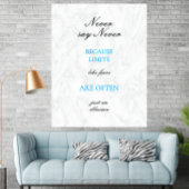Citation Motivationnelle Script moderne Poster per