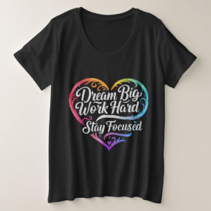 Citation Motivationnelle T-shirt Femme Plus Taille
