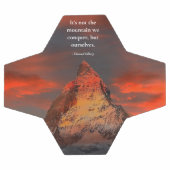 Citation Motivative Mont Everest Orange Sunrise (Plat)