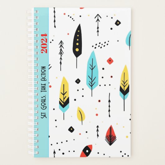 CITATION MOTIVÉE CUITE COULEUR BLANCHE BOHO MOTIF (Devant)