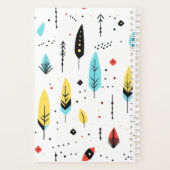 CITATION MOTIVÉE CUITE COULEUR BLANCHE BOHO MOTIF (Dos)