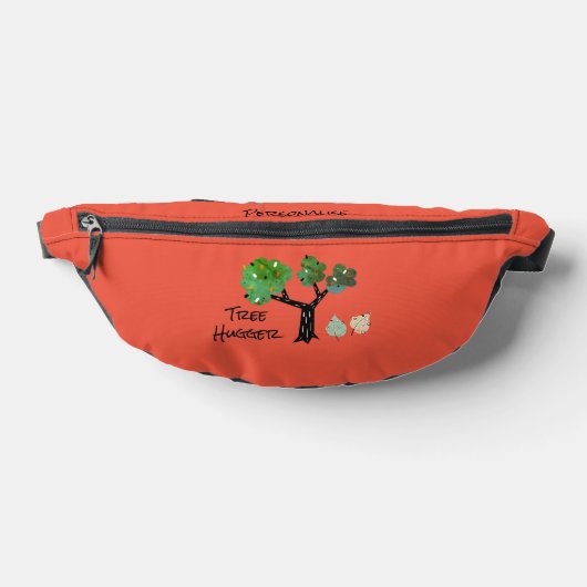 Citation Orange Personnalisée Cute Tree Hugger (Poser)
