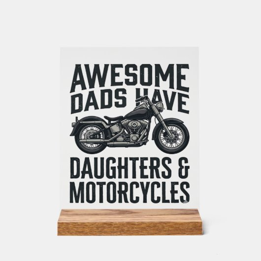 Citation Papa Fille Moto Vintage Vector Desi (Recto)