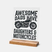 Citation Papa Fille Moto Vintage Vector Desi (Angle)