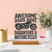 Citation Papa Fille Moto Vintage Vector Desi (Mariage)