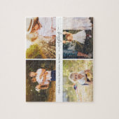 Citation personnalisée 4 Photos Galerie Puzzle per (Vertical)