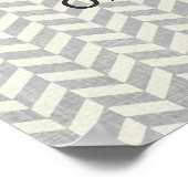 Citation personnalisée, affiche inspirante, zigzag (Coin)