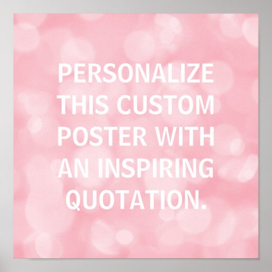 Citation personnalisée, affiche personnalisée, bul (Devant)