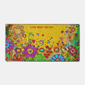 Citation personnalisée Fun Whimsical Floral Jaune (Recto)