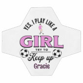 Citation personnalisée Funny 'Oui, je joue comme u (Plat)