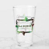 Citation personnalisée Verre de bière pour papa (Dos)