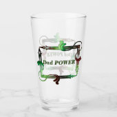 Citation personnalisée Verre de bière pour papa (Devant)