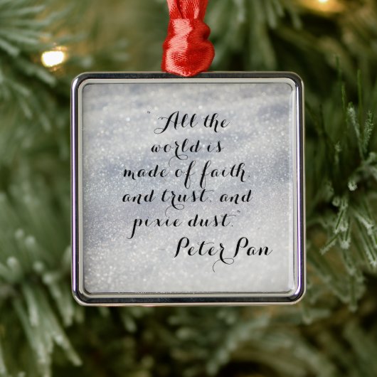 Citation Peter Pan | Ornement (Arbre)