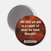 Citation positive de Bouddha Série Magnet d'art fr (Recto/Verso)