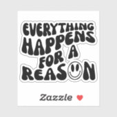 Citation Positive Disant Sticker Esthétique (Feuille)