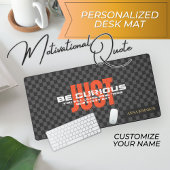 Citation Positive "Soyez Curieux" Nom Personnalisé