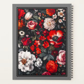 Citation Religieuse Avec Floral Rouge William Morr (Dos)