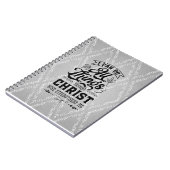 Citation religieuse Carnet photo Spiral (Côté gauche)