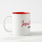 Citation Religieuse Inspirante Sur La Mug Blanche (Gauche)