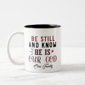 Citation Religieuse Motivationnelle Mug cadeau (Gauche)