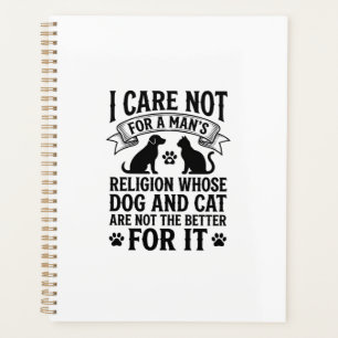 Citation Religion Chien Chat Vintage Design Amoure