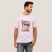 Citation Rétro Chaque T-Shirt (Devant entier)