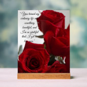 Citation Romantique de Roses Rouges (Neutre)