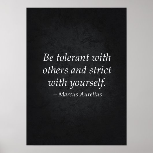 Citation stoïque - Affiche motivationnelle (Devant)