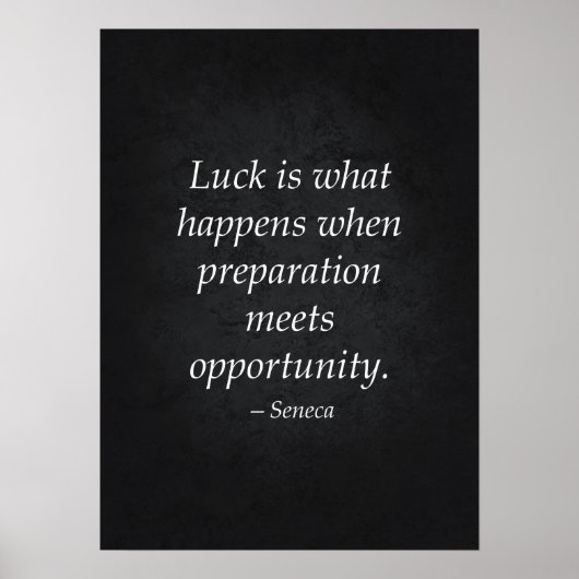 Citation stoïque - Affiche motivationnelle (Devant)