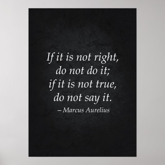 Citation stoïque - Affiche motivationnelle (Devant)