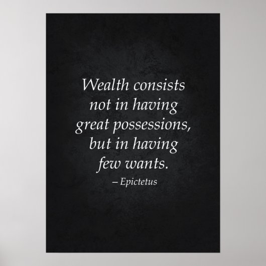 Citation stoïque - Affiche motivationnelle (Devant)