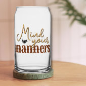 Citation Sud Pensez À Vos Manners Design Tan