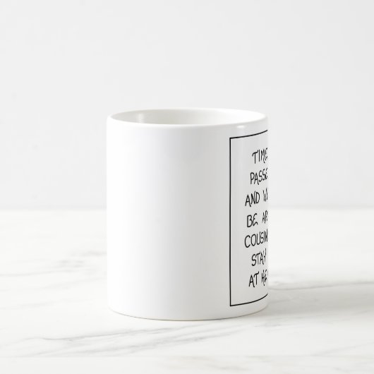 Citation sur Cousins - Mug cadeau (Centre)