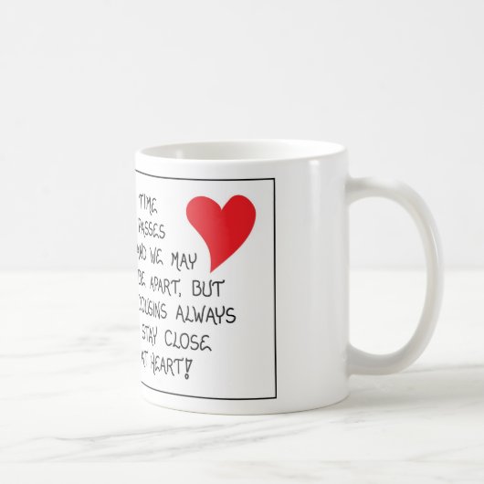 Citation sur Cousins - Mug - Mémoire de Réunion Fa (Droite)