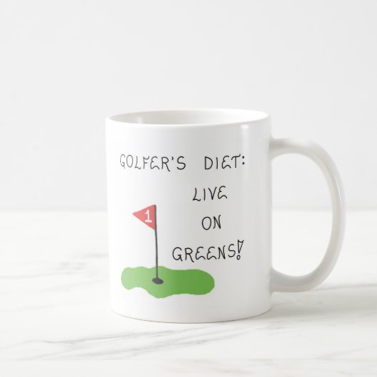 Citation sur Golf - Mug (Droite)